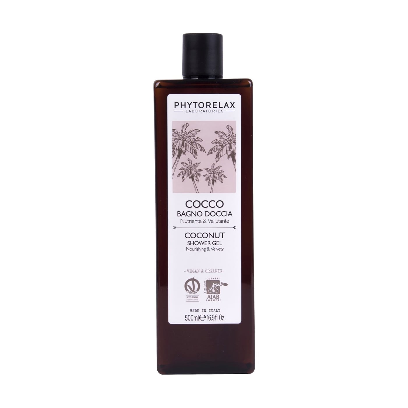 Гель для душу Phytorelax Laboratories Coconut Shower Gel Живлення та пом'якшення, 500 мл